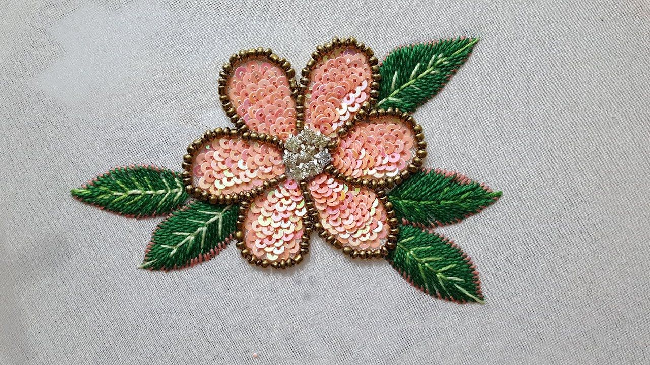 Sequence hand embroidery