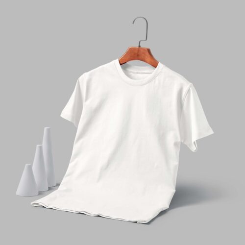 Women's Round Neck(100% Cotton Single Jersey) - White
