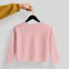 Crop Tees Full Sleeve (OE french terry) - Pink