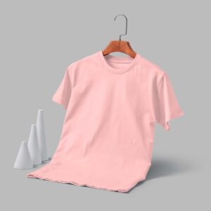 Round Neck(OE Single Jersey) - Pink