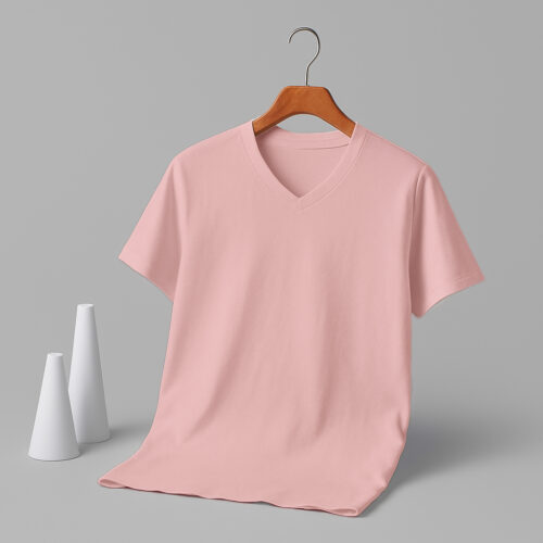 Women's V Neck - Baby Pink