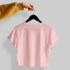 Crop Tees - (100% Cotton French Terry) - Baby Pink