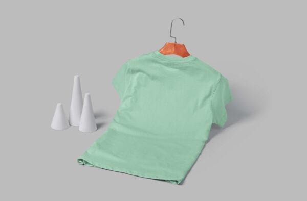 Women's  Round Neck(OE Single Jersey) - Pastel Mint