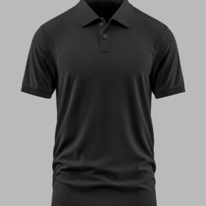 Men's Polo (Mars Fabric) - Black