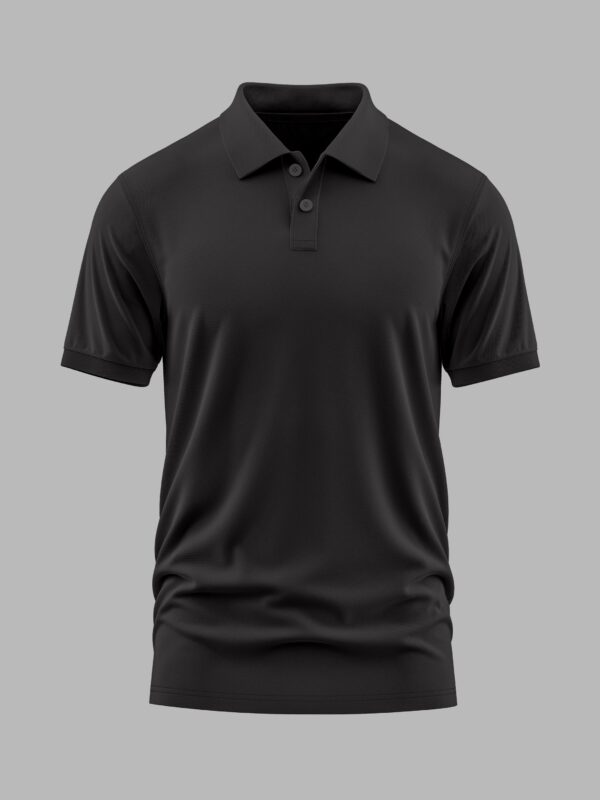 Men's Polo (Mars Fabric) - Black
