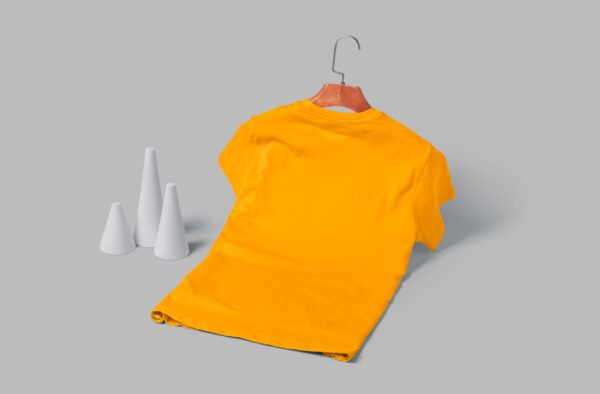 Women's  Round Neck(OE Cotton Single Jersey)-  Orange