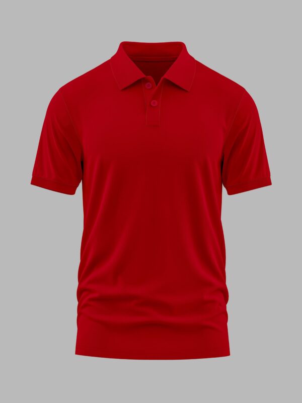 Men's Polo (Mars Fabric) - Red