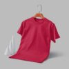 Women's  Round Neck(OE Cotton Single Jersey) - Maroon