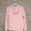 Men's Hoodie(100% Cotton Fleece)  - Baby Pink