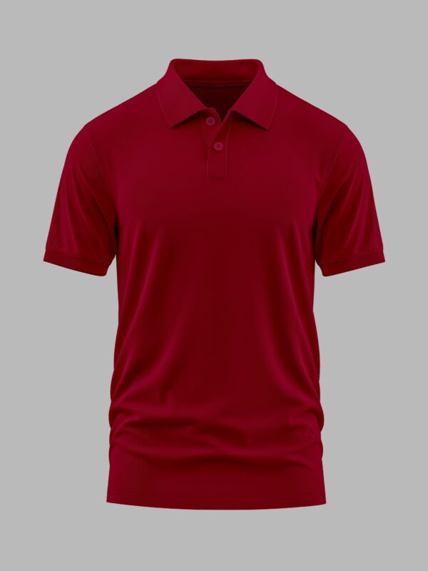 Men's Polo(Mars Fabric)- Maroon