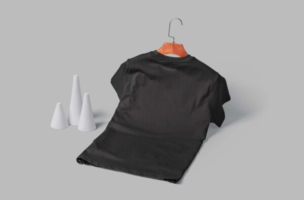 Round Neck(100% Cotton Single Jersey) - Black