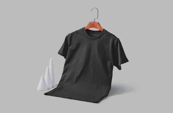 Women's  Round Neck(OE Cotton Single Jersey) - Black