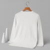 Round Neck Full Sleeve(100% Cotton Single Jersey) - White