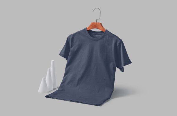 Round Neck(OE Single Jersey) - Navy
