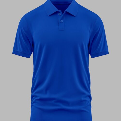 Women's Polo (100% Cotton Airtex) - Royal Blue