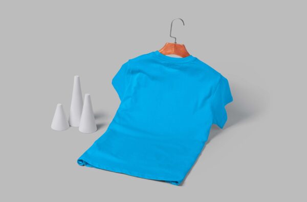 Round Neck(OE Single Jersey) - Sky Blue