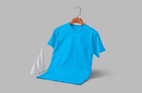 Round Neck(OE Single Jersey) - Sky Blue