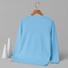 Women's Round Neck Full Sleeve(OE Single Jersey) - Sky Blue