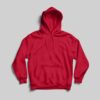 13 - Hoodie - Front- red Men’s Hoodie(OE Fleece) – Red