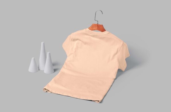 Round Neck(100% Cotton Single Jersey) - Lite Orange