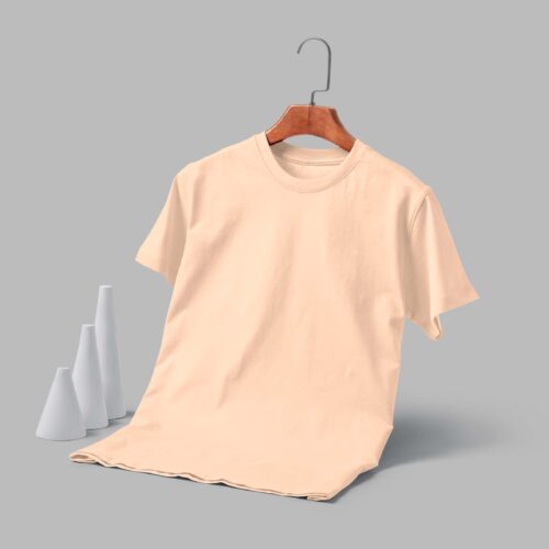 Round Neck(OE Single Jersey)-Lite Orange