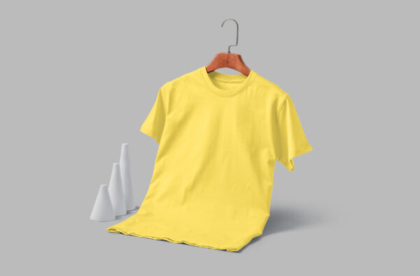 Round Neck(OE Single Jersey) - Yellow