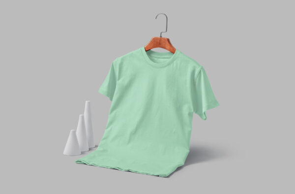 Round Neck(OE Single Jersey) - Pista Green