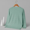 Round Neck Full Sleeve(100% Cotton Single Jersey) - Pista Green