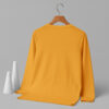Round Neck Full Sleeve(100% Cotton Single Jersey) - Orange