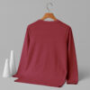 V Neck Full Sleeve(100% Cotton Single Jersey) - Maroon