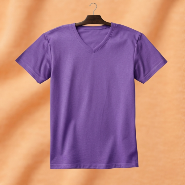 Gemini_Generated_Image_gbia2ngbia2ngbia Women's V Neck(100% Cotton Single Jersey) – Lavender