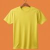 WhatsApp Image 2026-03-31 at 4.43.05 PM (2) Women's Round Neck(100% Cotton Single Jersey) - Lemon Yellow