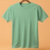 Women's  Round Neck(100% Cotton Single Jersey) - Pastel Mint