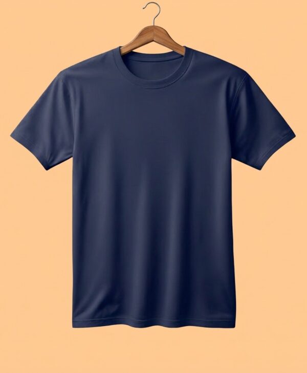 WhatsApp Image 2026-03-31 at 4.43.05 PM Women's Round Neck(100% Cotton Single Jersey) - Navy