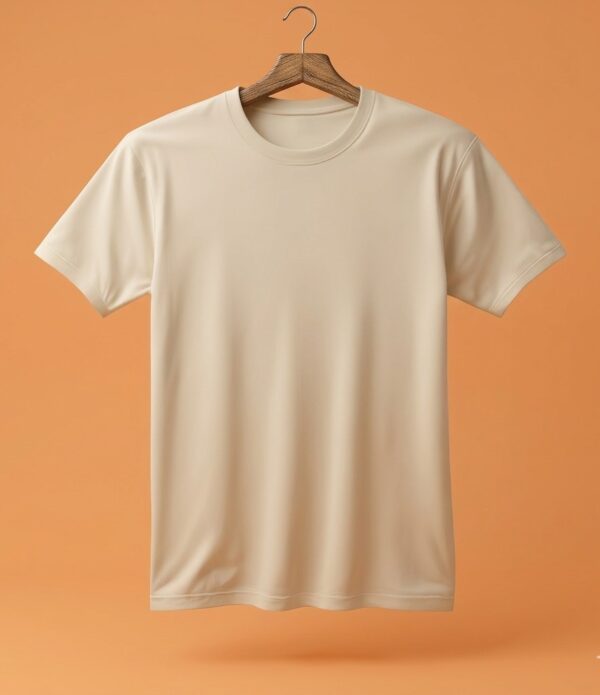 Women's Round Neck(100% Cotton Single Jersey) - Sandal