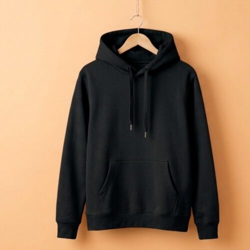 WhatsApp Image 2026-04-02 at 12.50.08 PM (1) Men’s Hoodie(100% Cotton Fleece) – Black