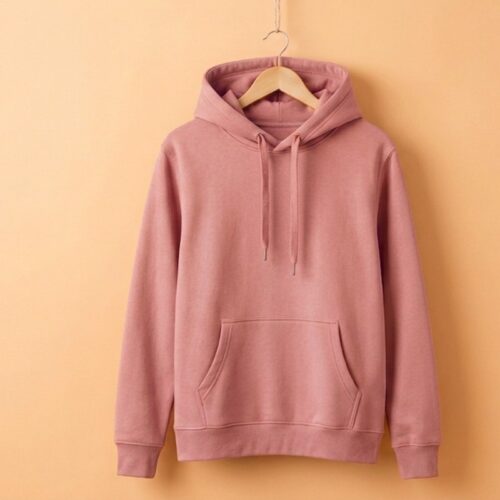 WhatsApp Image 2026-04-02 at 12.50.09 PM (1) Men's Hoodie(100% Cotton Fleece) - Baby Pink