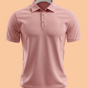 Men's Polo (100% Cotton Airtex) 220 GSM - Baby Pink