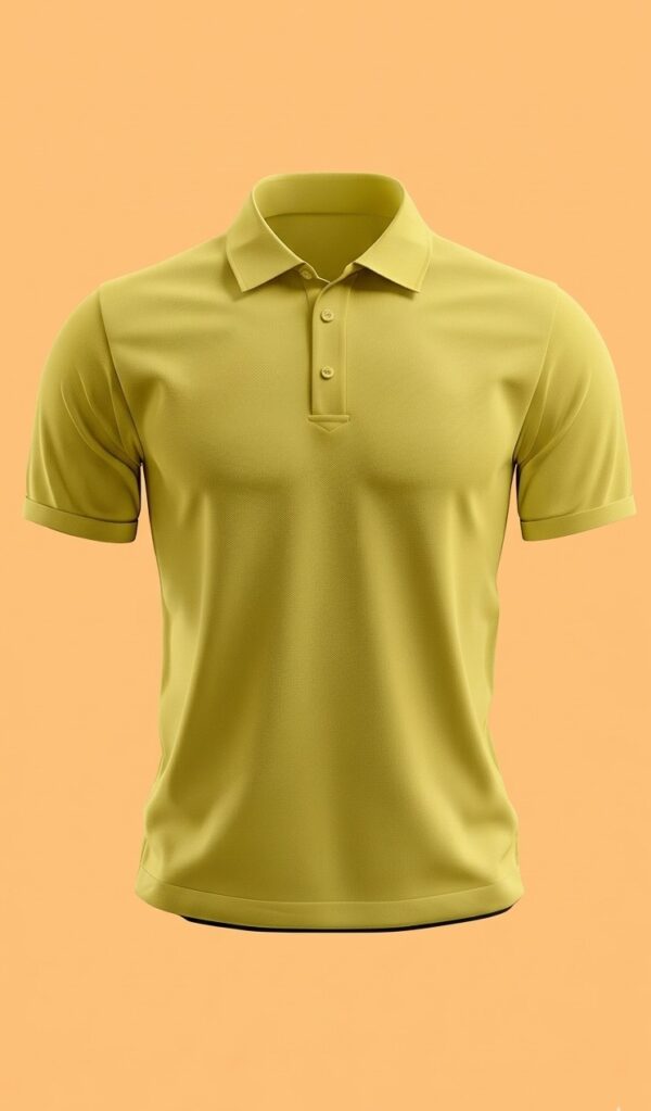 WhatsApp Image 2026-04-03 at 12.38.41 PM (1) Men's Polo (100% Cotton Airtex) 220 GSM - yellow