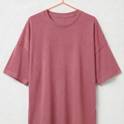 Oversizesed(100% Single Jersey)- Baby Pink