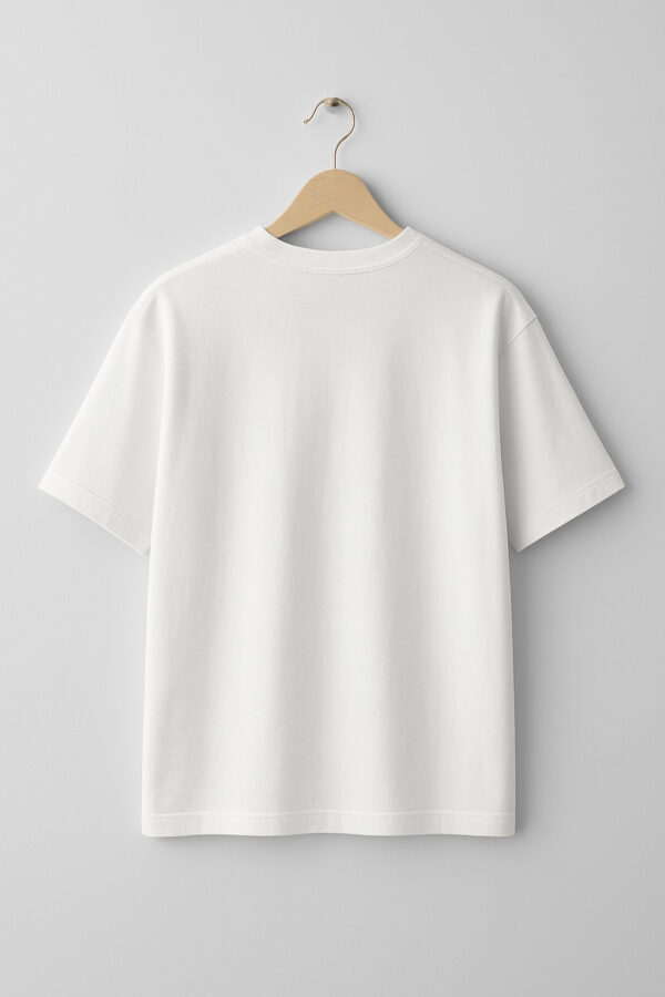 01 - Back - Off White Oversizesed(OE Single Jersey) –Off White