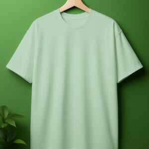 Drop Shoulder(100% Cotton Single Jersey) - Pista Green