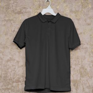 Men's Polo (100% Cotton Airtex) 220 GSM - Black