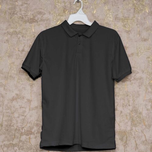 Men's Polo (100% Cotton Airtex) 220 GSM - Black
