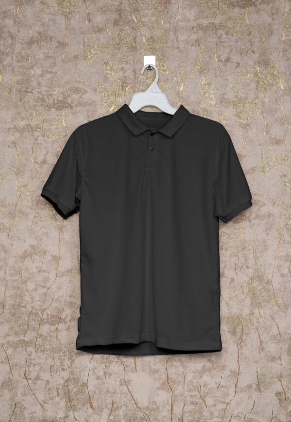Men's Polo (100% Cotton Airtex) 220 GSM - Black