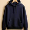 Men’s Hoodie(100% Cotton Fleece) – Navy