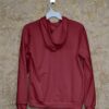03 - Hoodie - Back - Maroon Men’s Hoodie(100% Cotton Fleece) – Maroon