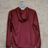Hoodie With Zip (100% Cotton Fleece) - Maroon