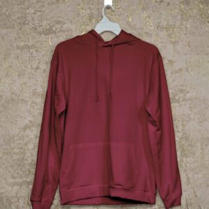 Men’s Hoodie(100% Cotton Fleece) – Maroon