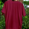 Round Neck(100% Cotton Single Jersey) - Maroon